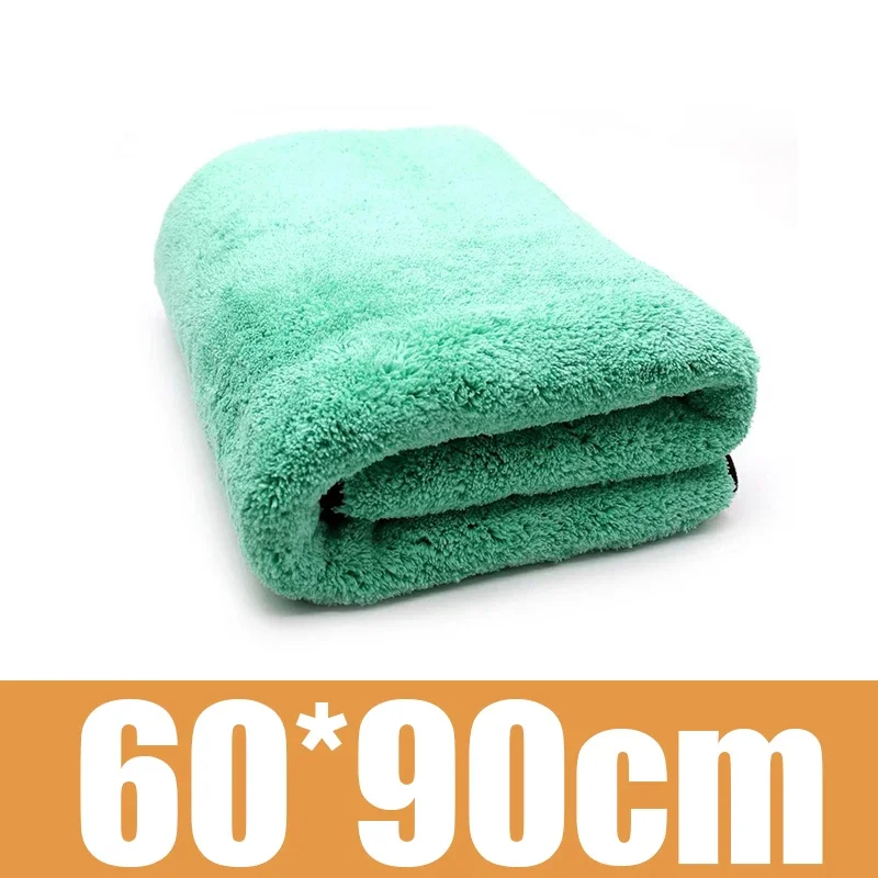 Microfiber Car Towel 38x38cm Deluxe Coral Fleece Ultra Absorbent Drying Cloth for Car Detailing TikTok Viral Fall 2025 - Image 8