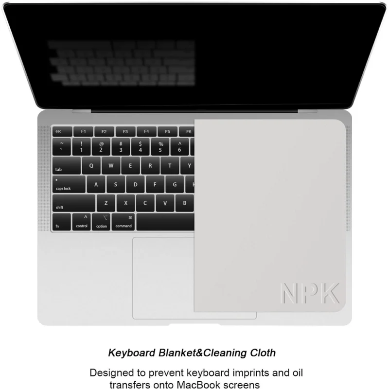 Microfiber Laptop Keyboard Cover & Cleaning Cloth - Dustproof Protection - Image 3