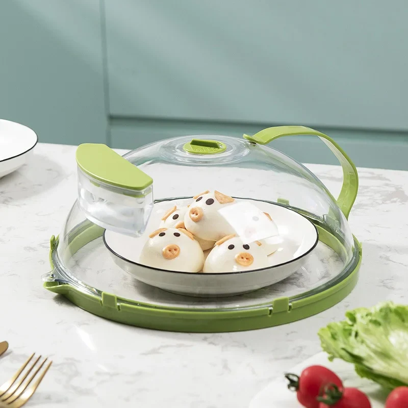 Microwave Cover 10 Inch Clear Splatter Cover With Steamer - Image 8