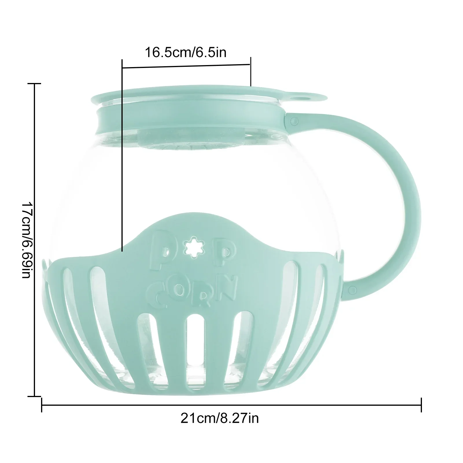 Microwave Popcorn Maker 2.25 Quart Silicone Popcorn Bowl Movie Night 2025 Easy Healthy Snack - Image 10