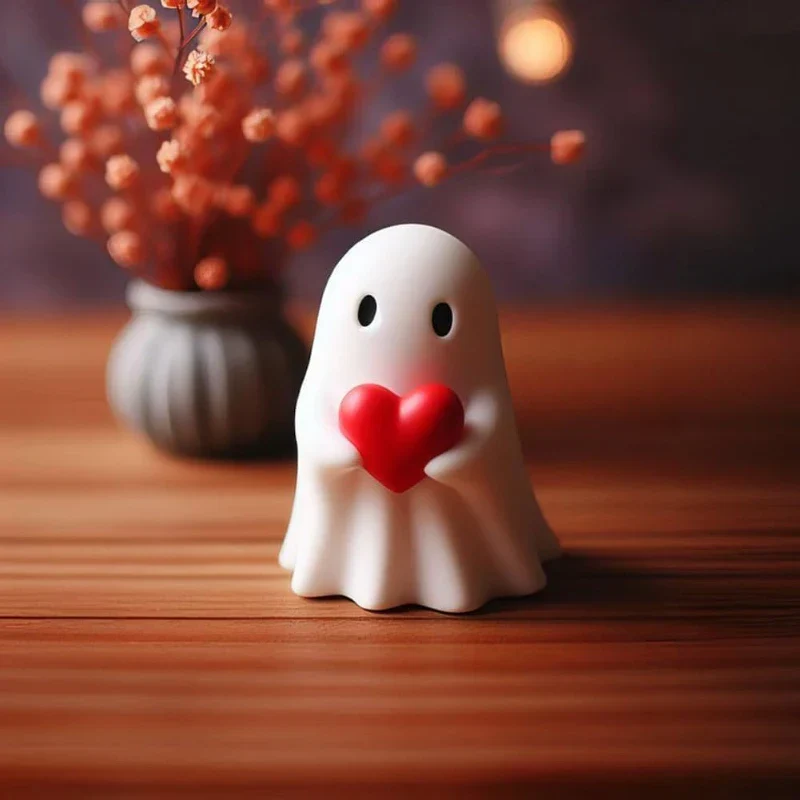Middle Finger Ghost Statue Resin Halloween 2025 Centerpiece - Image 11