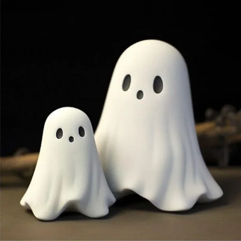 Middle Finger Ghost Statue Resin Halloween 2025 Centerpiece - Image 12