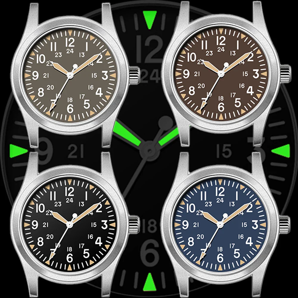 Military Quartz Field Watch 37mm Sapphire Fall 2025 - Image 4