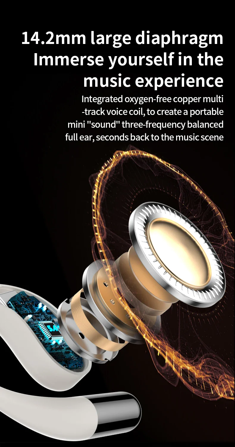 AI Voice Translator Earbuds Mini Wireless Stereo Travel - Image 13
