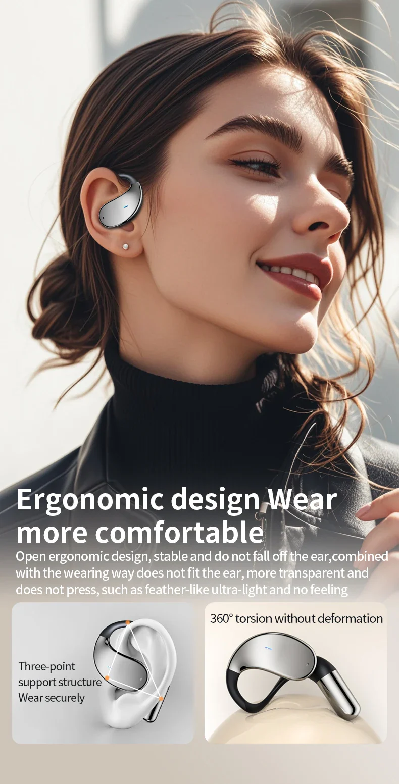 AI Voice Translator Earbuds Mini Wireless Stereo Travel - Image 9