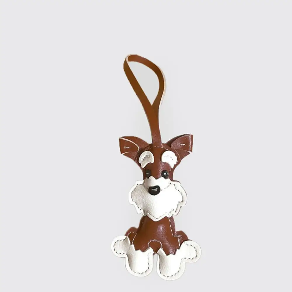 Bear Keychain PU Leather Mini Bag Charm Cute Gift Accessory - Image 12