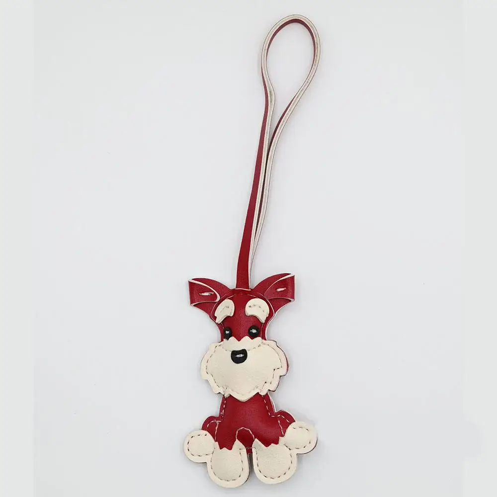 Bear Keychain PU Leather Mini Bag Charm Cute Gift Accessory - Image 19