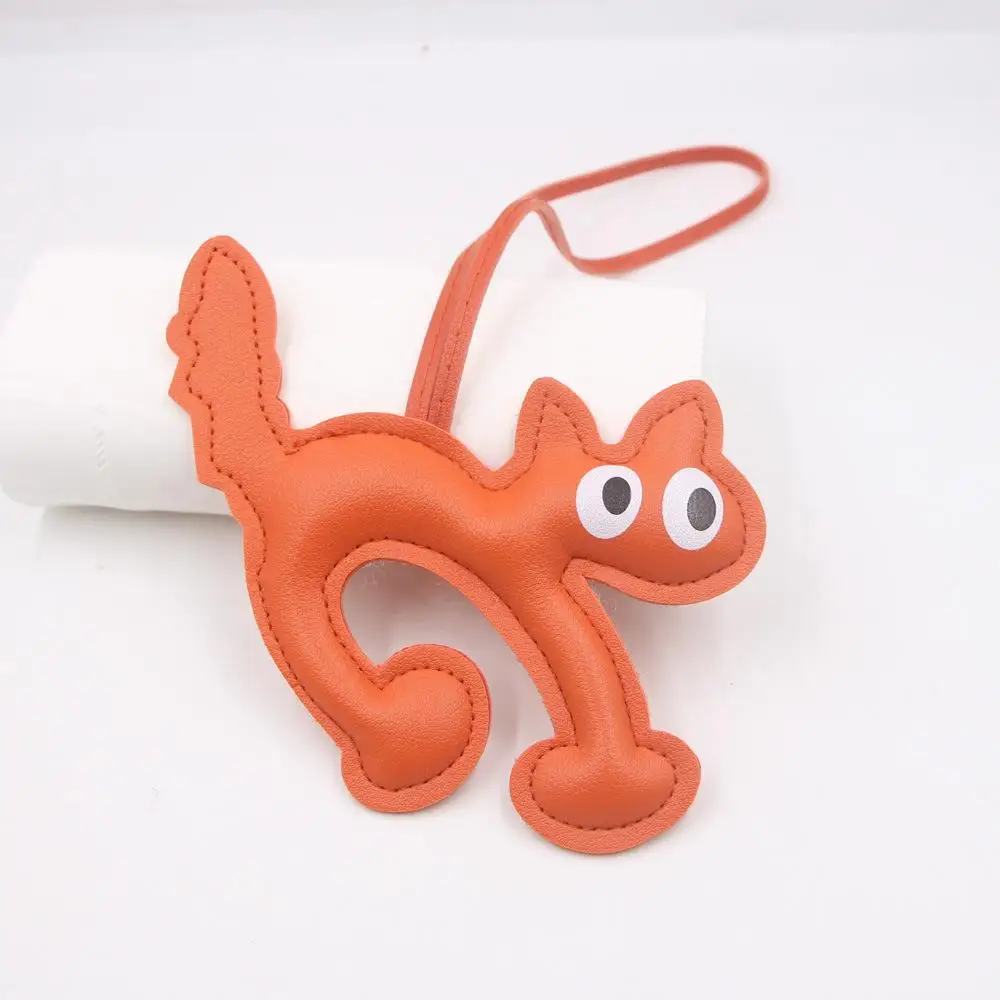 Bear Keychain PU Leather Mini Bag Charm Cute Gift Accessory - Image 22