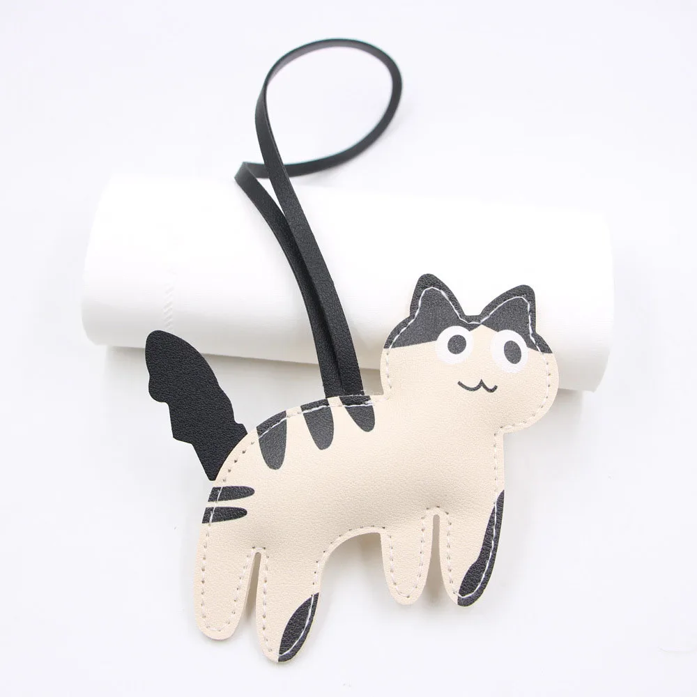 Bear Keychain PU Leather Mini Bag Charm Cute Gift Accessory - Image 25