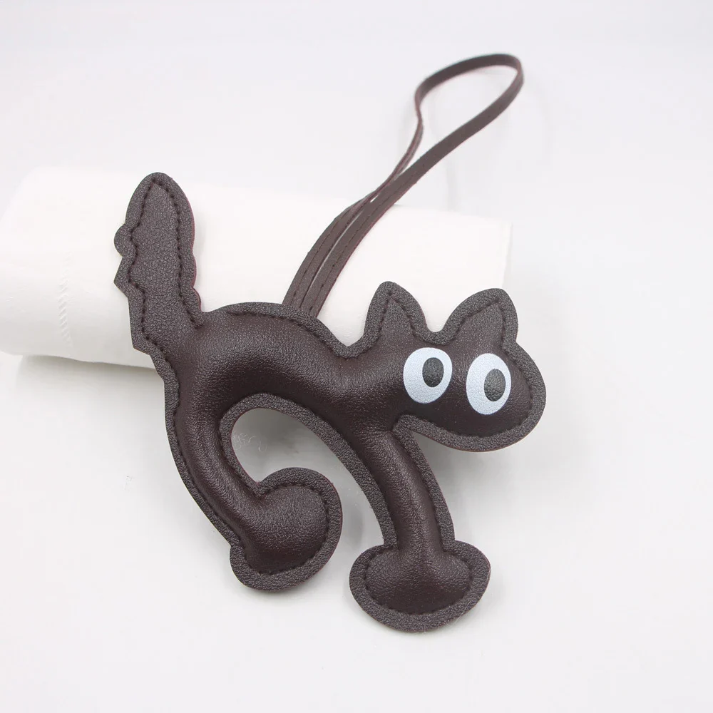 Bear Keychain PU Leather Mini Bag Charm Cute Gift Accessory - Image 29