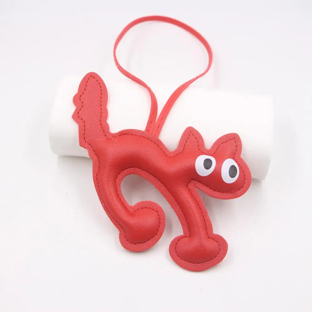 Bear Keychain PU Leather Mini Bag Charm Cute Gift Accessory - Image 31
