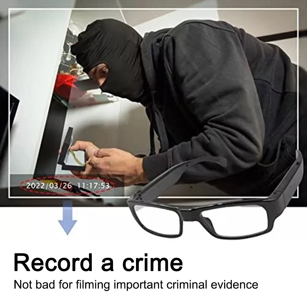 1080P Mini Camera Smart Glasses Portable Sports Glasses - Image 11