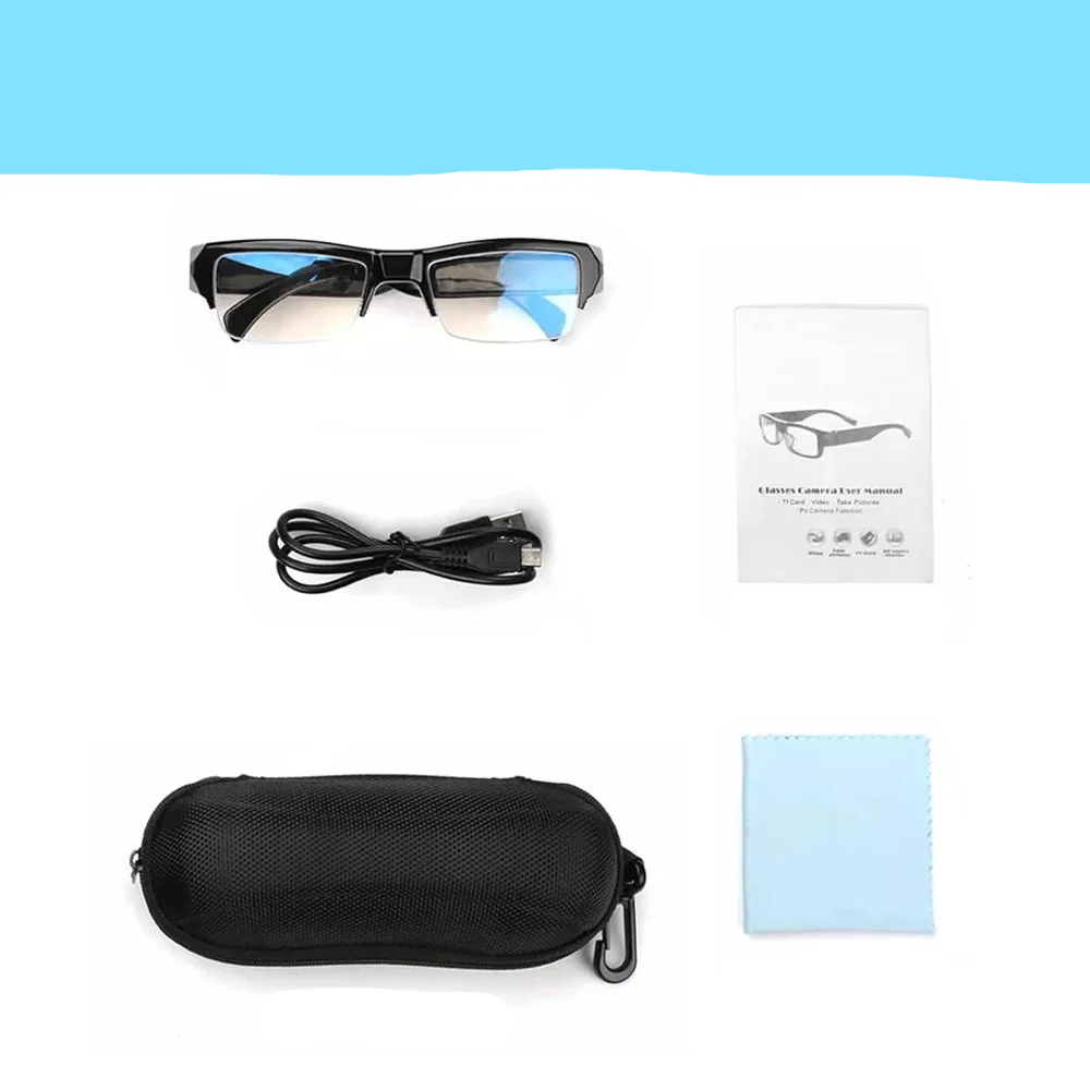 1080P Mini Camera Smart Glasses Portable Sports Glasses - Image 20