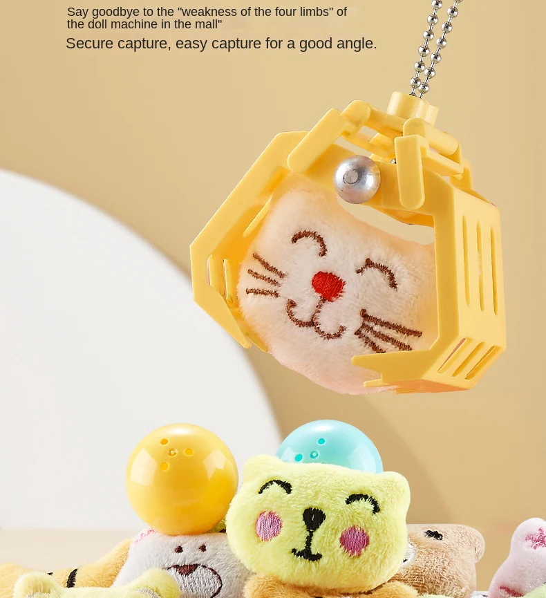 Mini Claw Crane Toy Machine for Kids - Coin Operated Plush Grabber Game with Lights & Music - Image 8