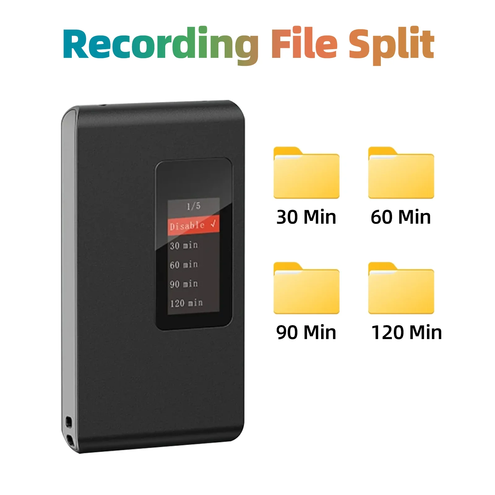 Mini Digital Discreet Voice Recorder For Kids Pocket - Image 2