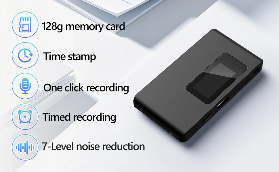 Mini Digital Discreet Voice Recorder For Kids Pocket - Image 7