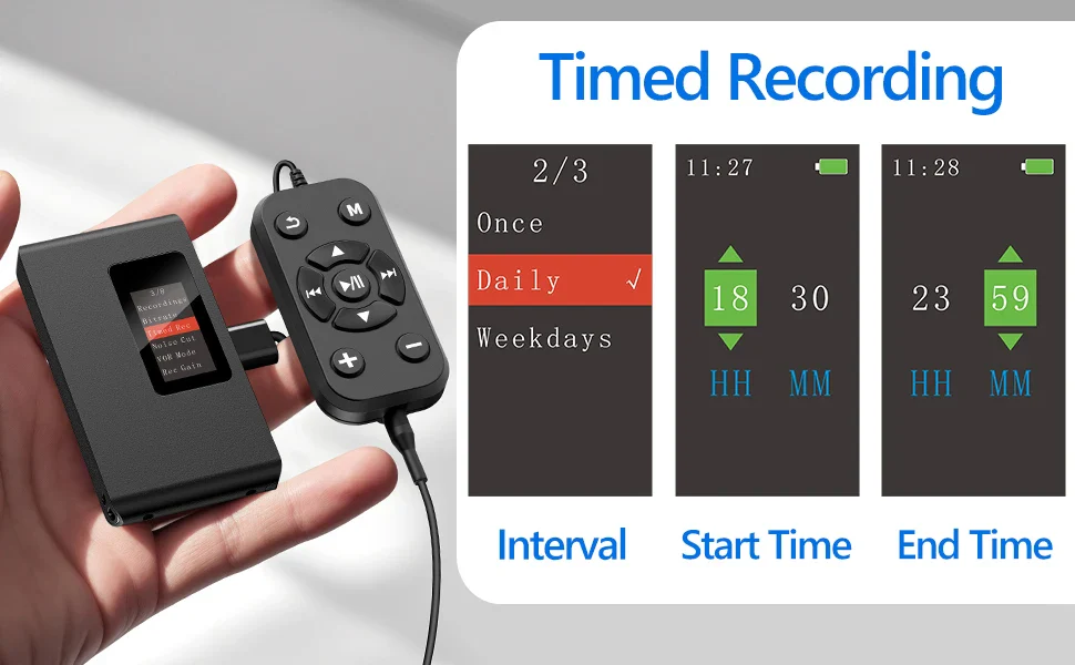 Mini Digital Discreet Voice Recorder For Kids Pocket - Image 8