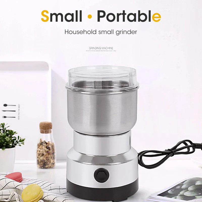Coffee Grinder Mini Electric Stainless Ultrafine 300ml - Image 2