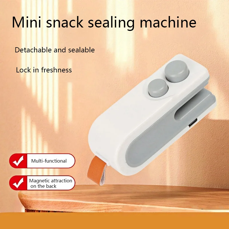 Mini Heat Sealer USB Rechargeable Handheld Food Sealer Portable Bag Clip 2026 Home Essentials - Image 3