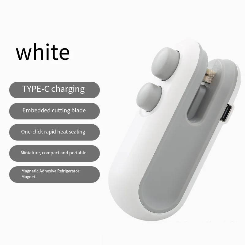 Mini Heat Sealer USB Rechargeable Handheld Food Sealer Portable Bag Clip 2026 Home Essentials - Image 5
