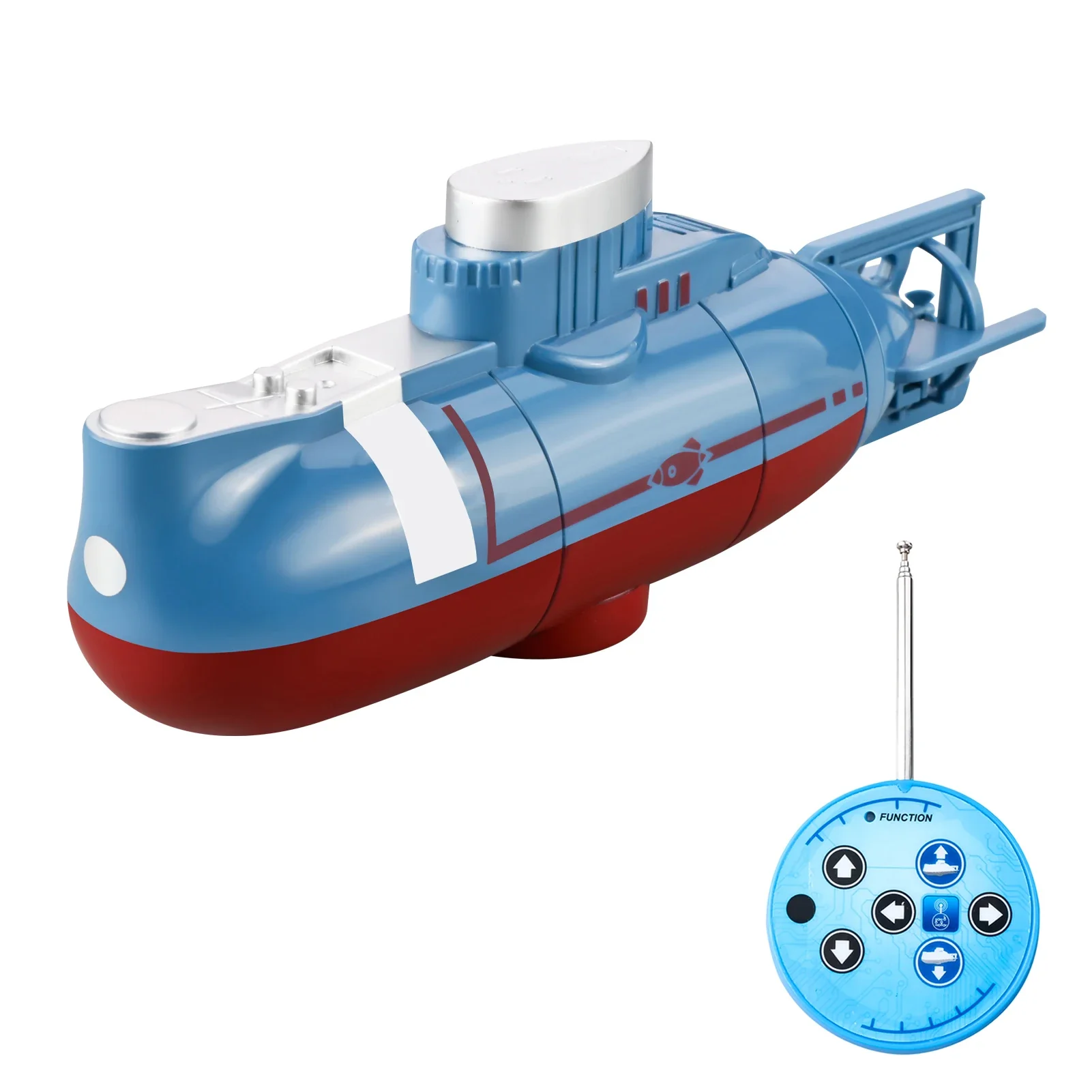 Remote Control Mini Submarine - Waterproof Diving Toy for Kids, Christmas & New Year Gift - Image 2
