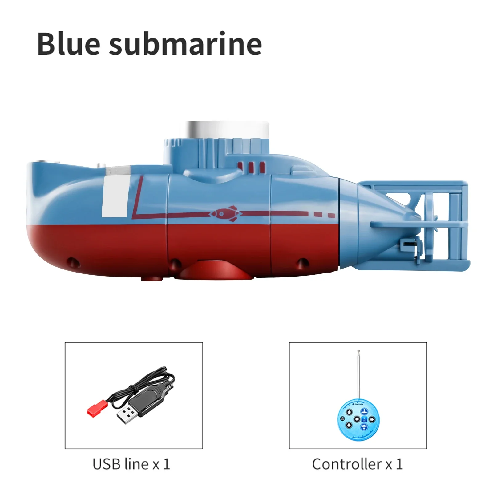 Remote Control Mini Submarine - Waterproof Diving Toy for Kids, Christmas & New Year Gift - Image 4