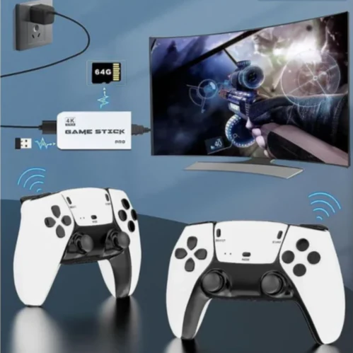 Mini Retro Game Console with 20,000 Classic Games - 4K HD Output, Dual Wireless Controllers - Image 8
