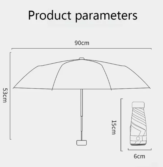 Mini Sun Umbrella for Protection and UV Resistance - Image 2