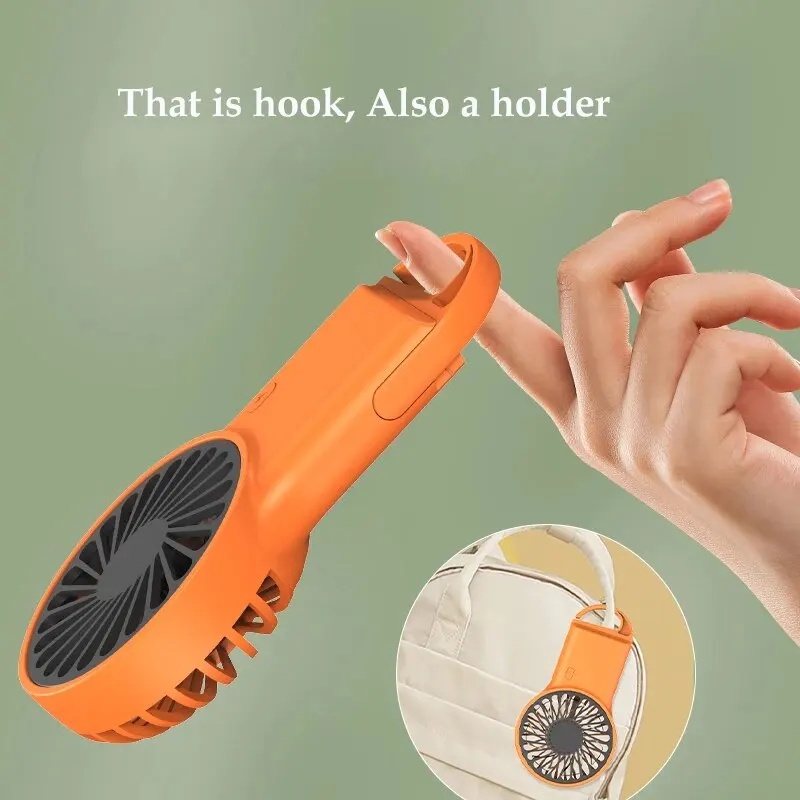 Mini Wind Portable USB Desktop Fan with Hook - Image 4