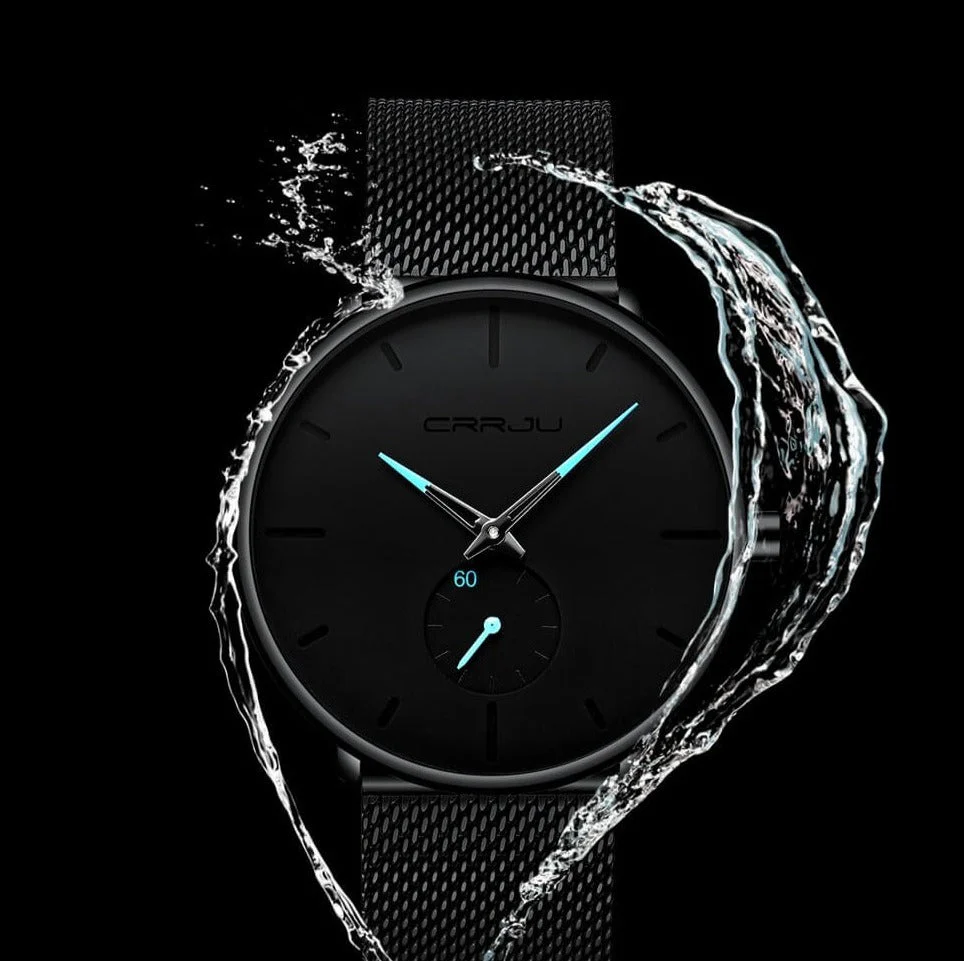 Minimalist men's wristwatch – sleek design, stainless steel, for every occasion - Image 7