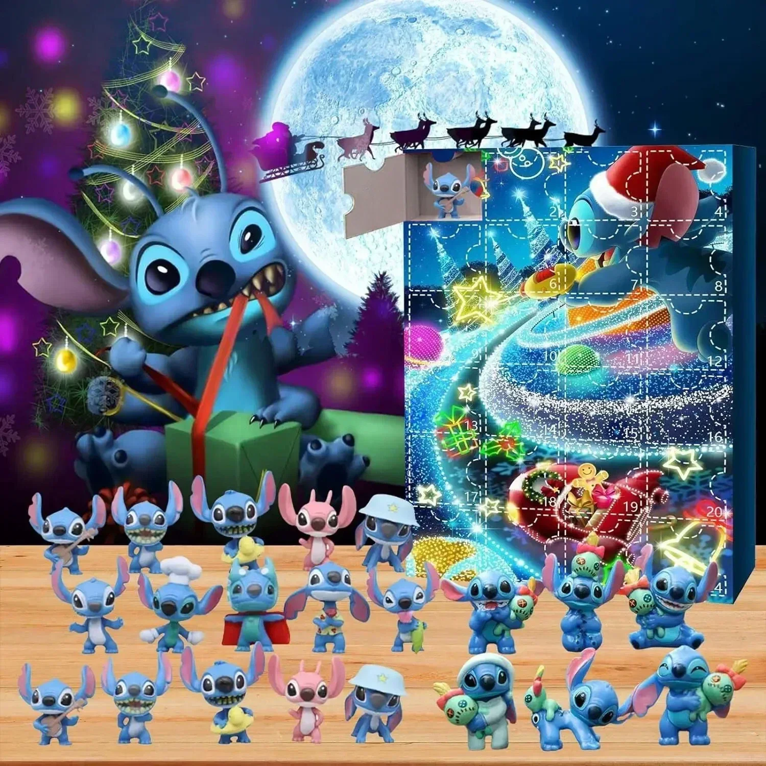 Advent Calendar Stitch Mini Figures 24 Days Christmas - Image 20