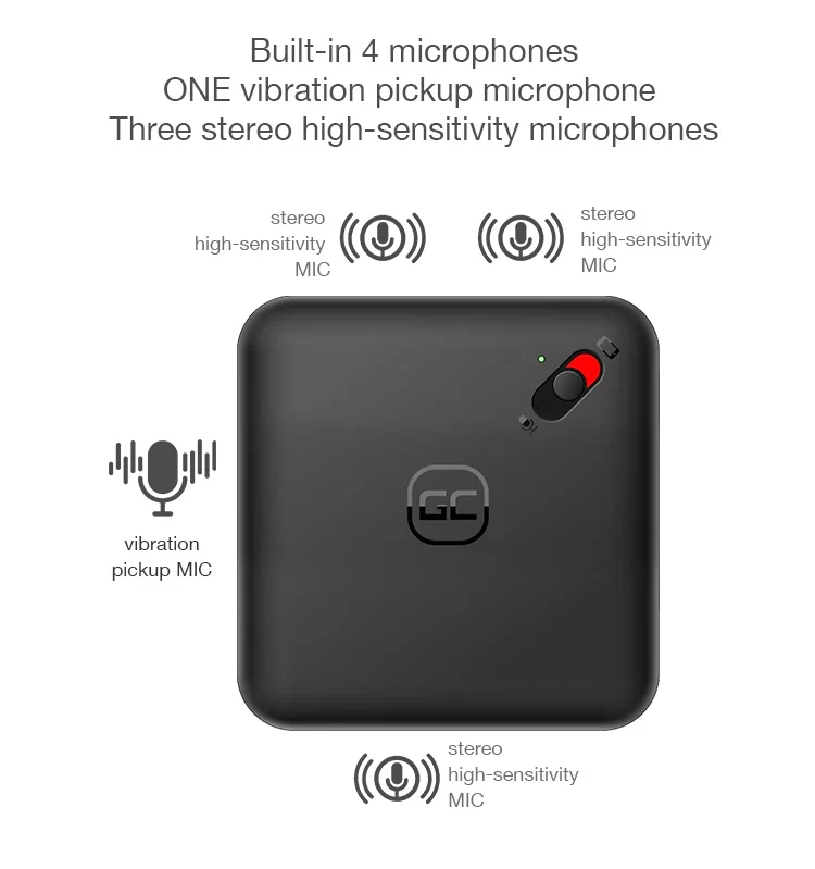 Mini Voice Recorder Clip On Magnetic Phone Dictaphone - Image 10