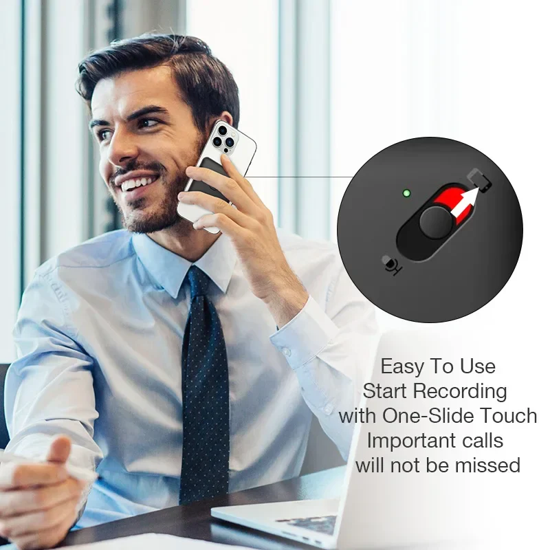 Mini Voice Recorder Clip On Magnetic Phone Dictaphone - Image 2