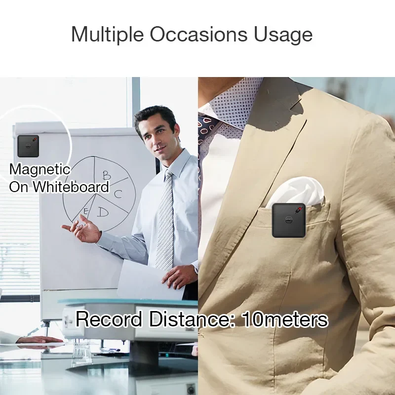 Mini Voice Recorder Clip On Magnetic Phone Dictaphone - Image 4