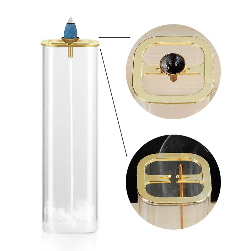 Glass Incense Burner With Removable Ash Catcher Home Decor - Image 11