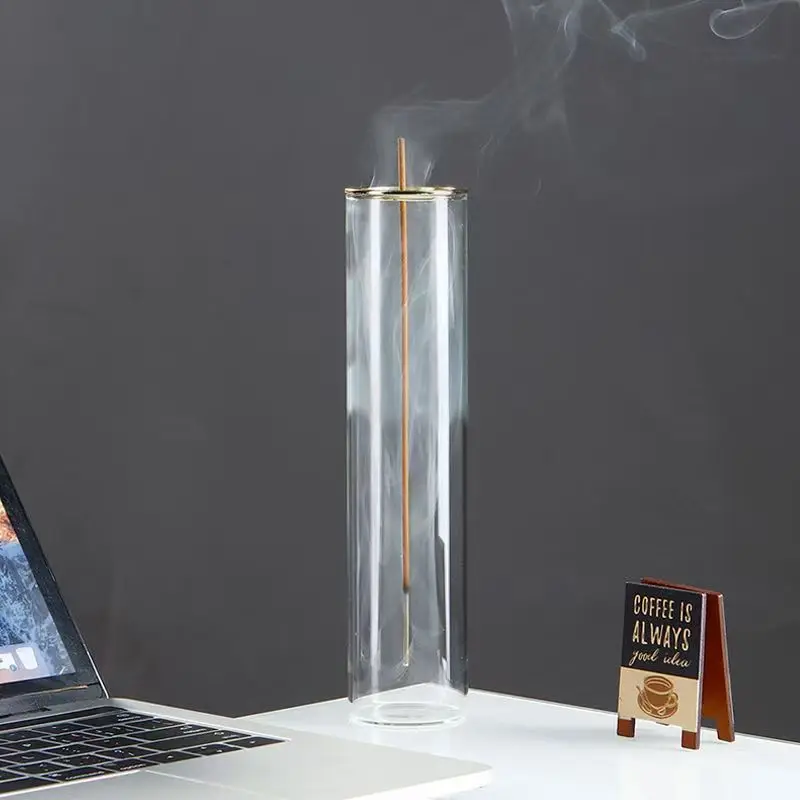 Glass Incense Burner With Removable Ash Catcher Home Decor - Image 3