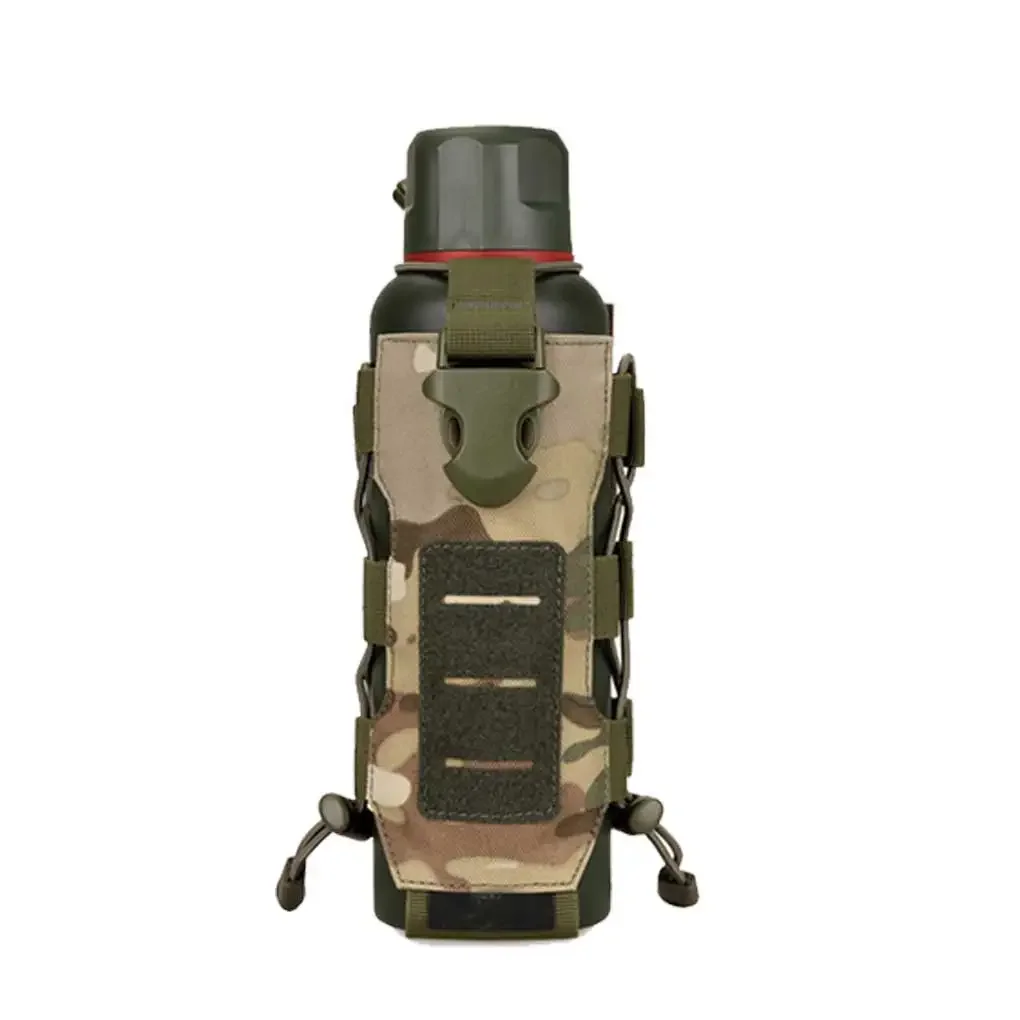 MOLLE Radio Pouch and Water Bottle Holder - Adjustable 40 Oz Pouch for Backpack Fall 2025 Tactical Gear Accessory - Image 7