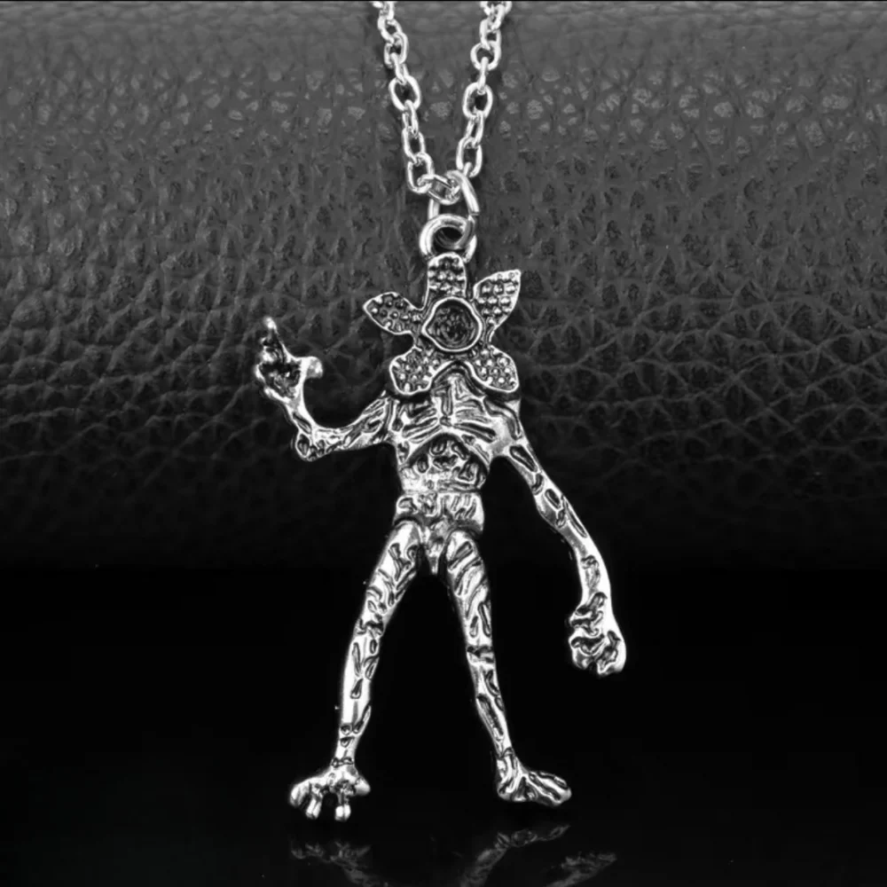Monster Pendant Necklace 925 Sterling Silver Upside-Down Monster Charm Adjustable Valentine Gift 2026 Gift Ready - Image 3