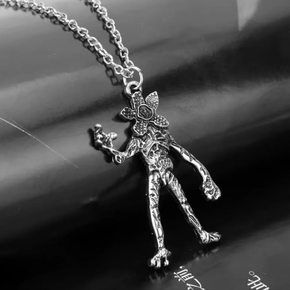 Monster Pendant Necklace 925 Sterling Silver Upside-Down Monster Charm Adjustable Valentine Gift 2026 Gift Ready - Image 4