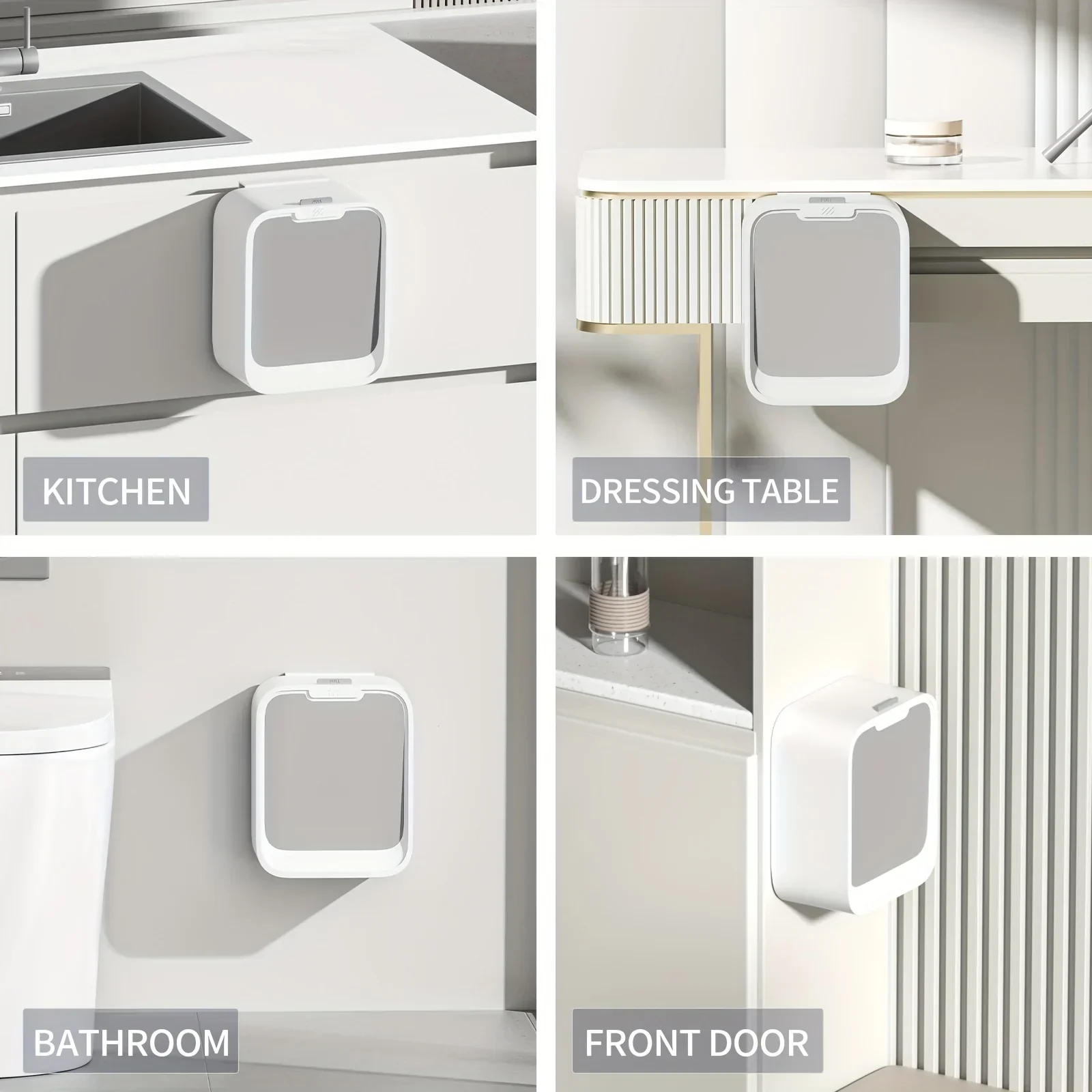 Motion Sensor Trash Can Hanging Bin For Cabinet Door - Image 14