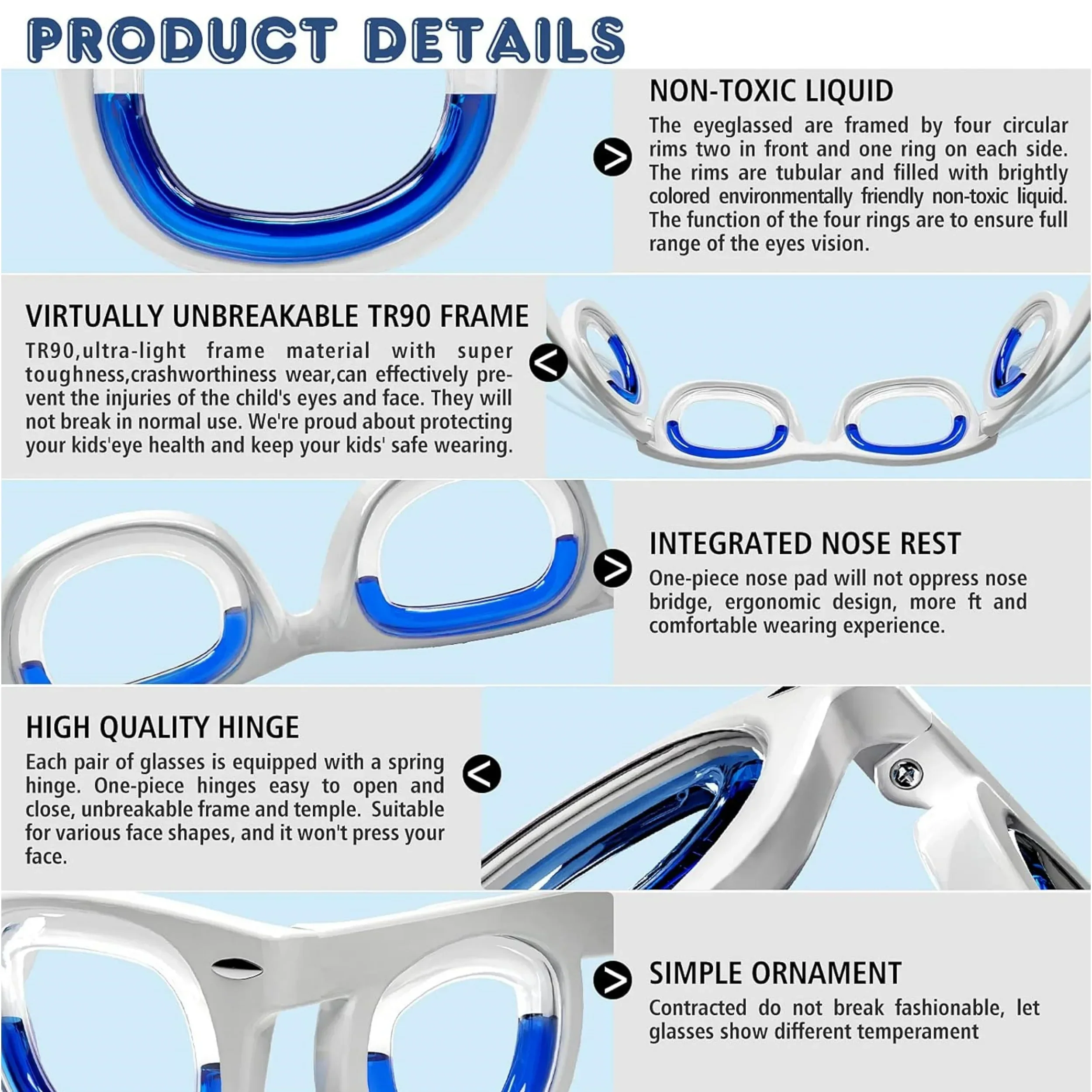 Motion Sickness Glasses Kids Ultra Light Travel Glasses Summer Travel 2025 Nausea Relief Car Air Sea - Image 6