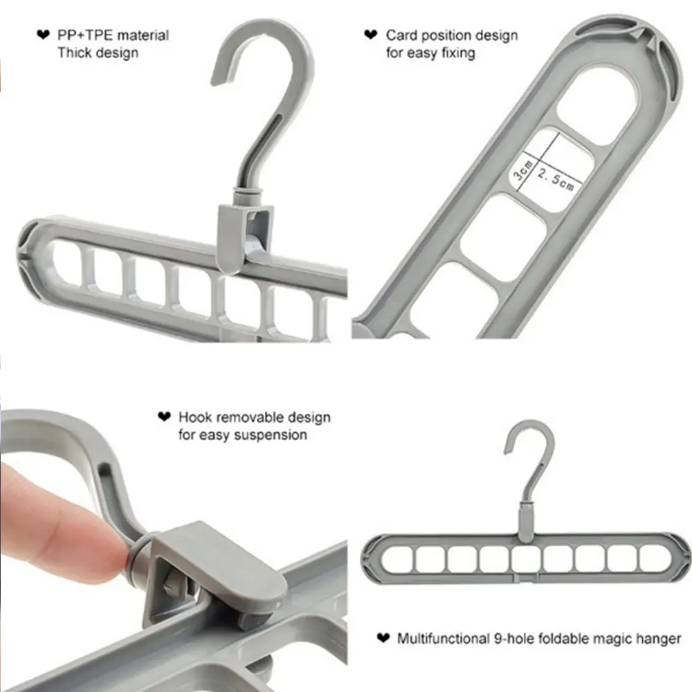 Multi-Function 360 Rotating Hanger - Home Organizers for Clothes, Scarves & Shawls - Image 2