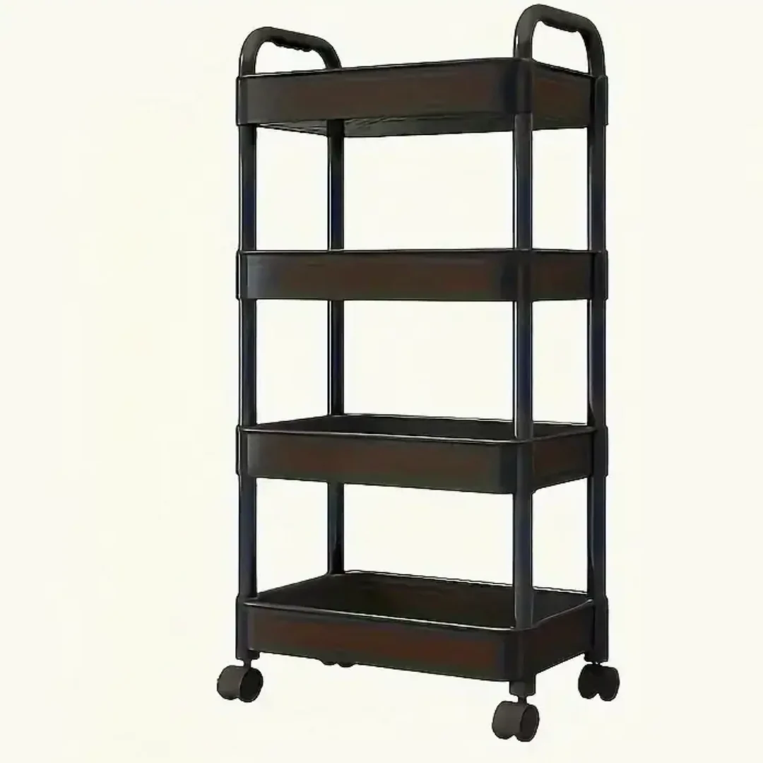 Multi-Layer Mobile Storage Rack Trolley - Home Organizers for Kitchen & Bedroom with Wheels - Image 9