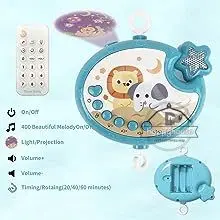 Musical Baby Mobile Projection Remote Newborn Sensory Toys - Image 15