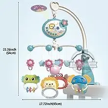 Musical Baby Mobile Projection Remote Newborn Sensory Toys - Image 19