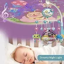 Musical Crib Mobile Newborn Sensory Toys Light Projector - Image 16