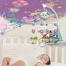 Musical Crib Mobile Newborn Sensory Toys Light Projector - Image 20