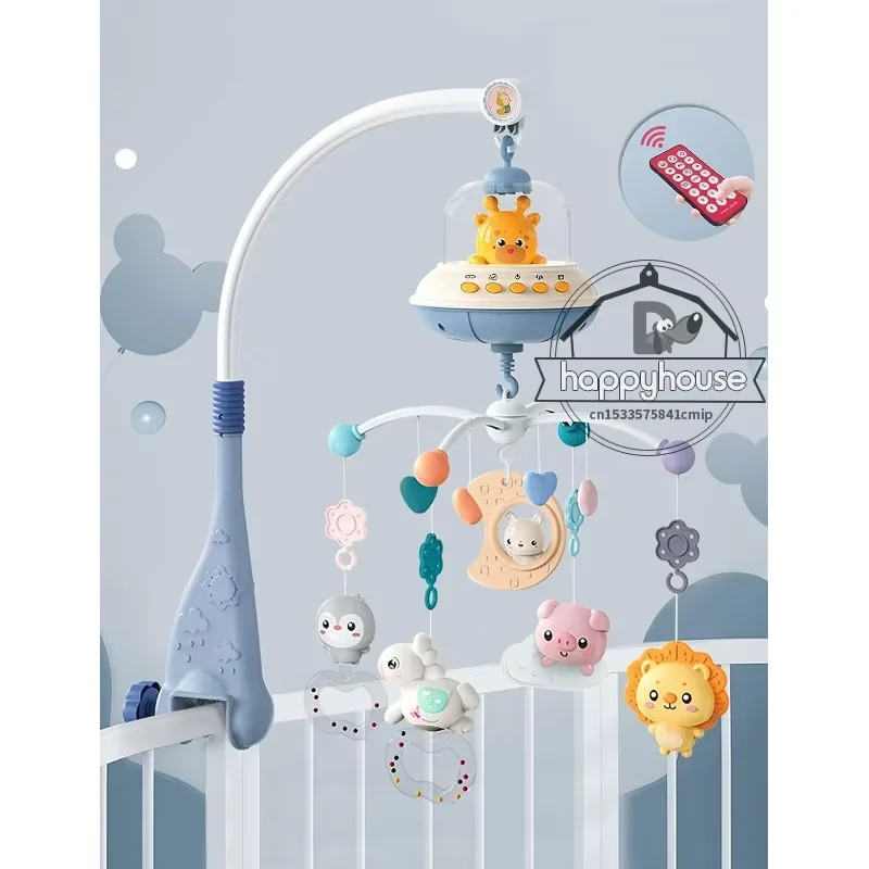 Musical Crib Mobile Newborn Sensory Toys Light Projector - Image 6