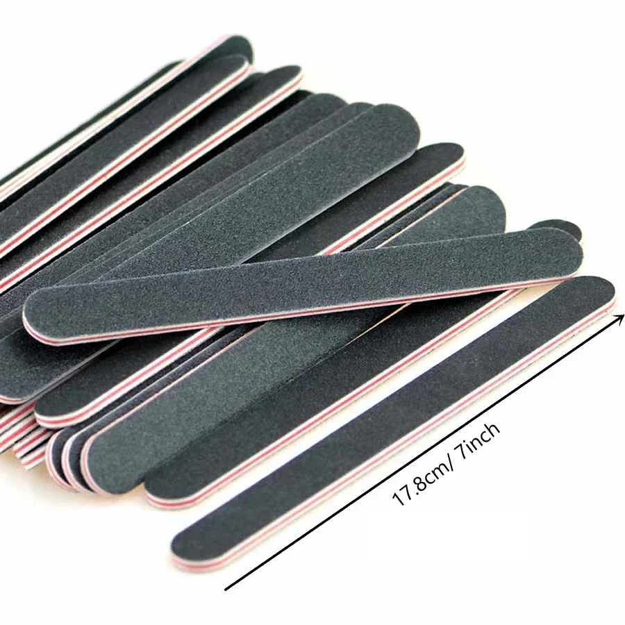 Nail Files 5 Piece Emery Board Set Back to School 2026 Sandpaper Nail File Kit DIY Manicure - Image 4