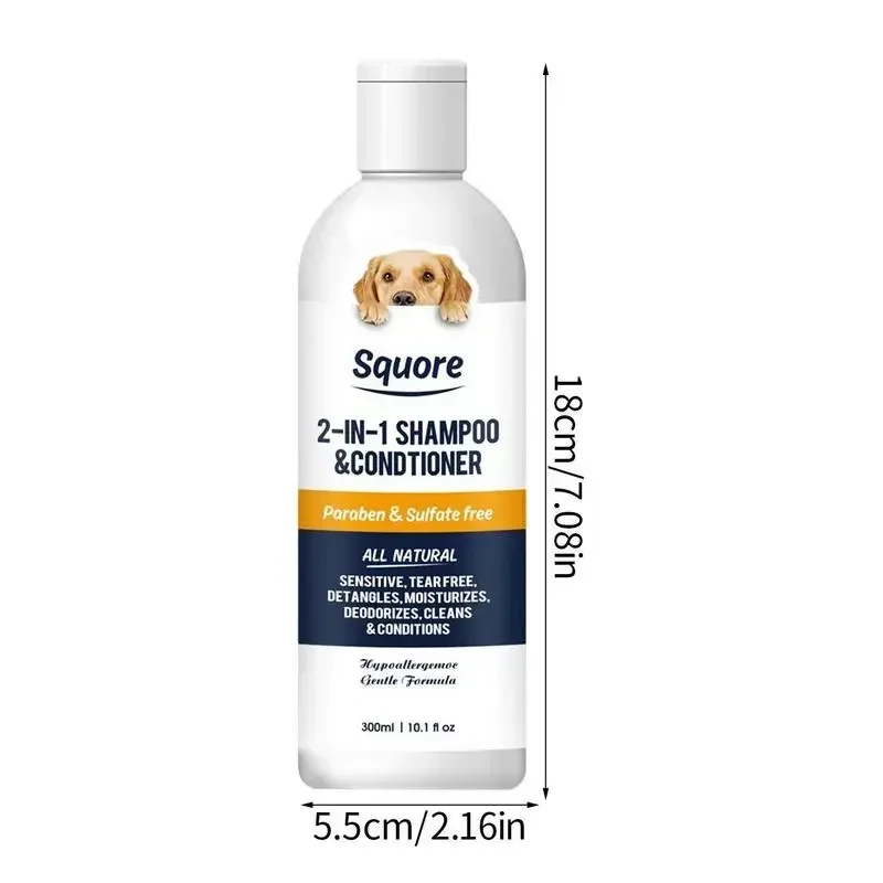 Natural 2-in-1 Puppy Shampoo & Conditioner - Moisturizing Pet Grooming Care for Sensitive Skin - Image 6